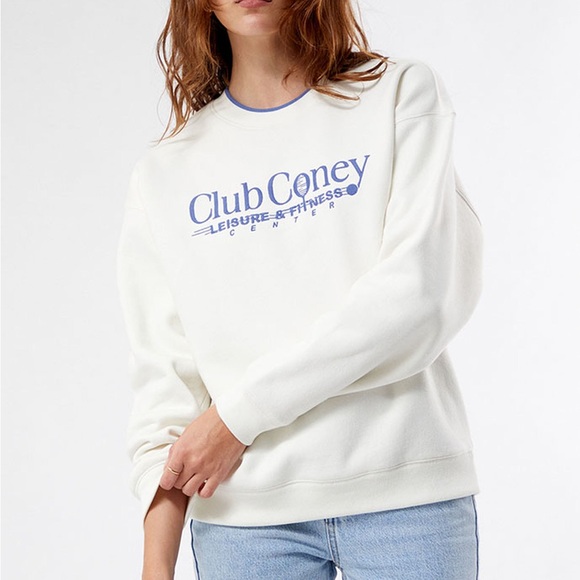 PacSun Tops - Coney Island Picnic Club Coney Leisure & Fitness Crew Neck Sweatshirt